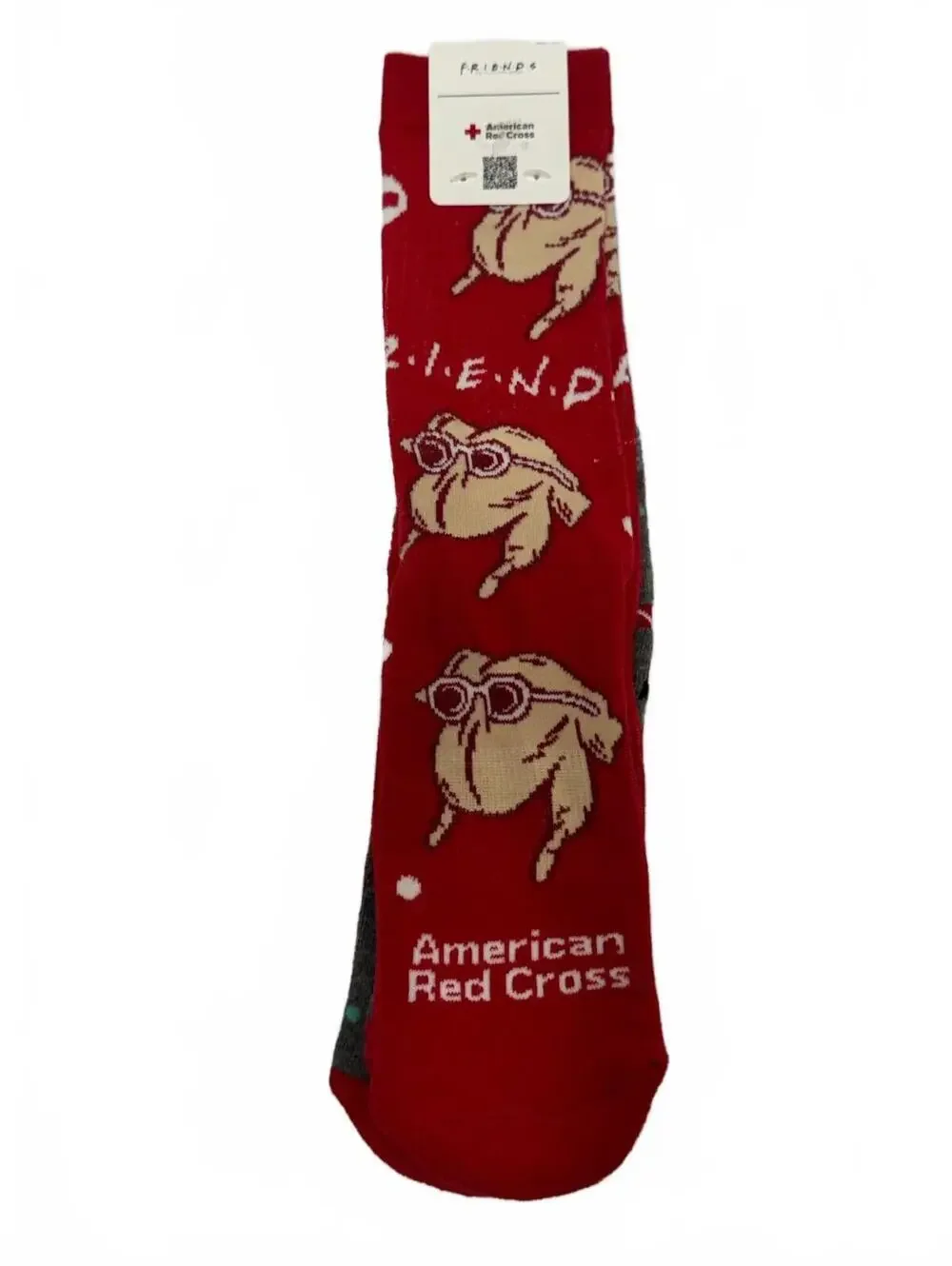 Bioworld Friends American Red Cross Turkey Socks 2-Pair Pack